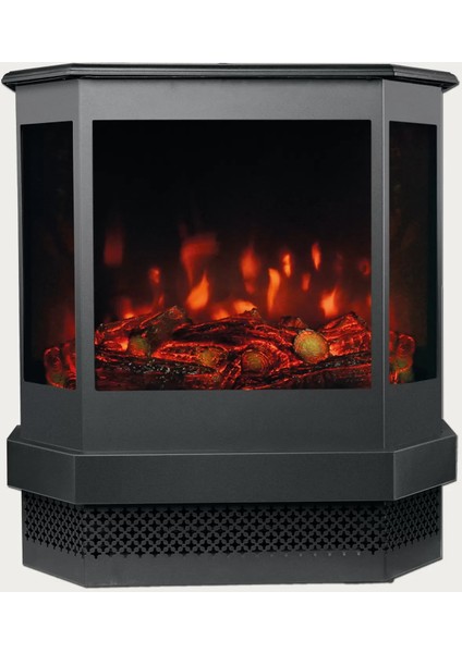 Dekoratif Şömine Siyah SF1318 1800W fiyatları