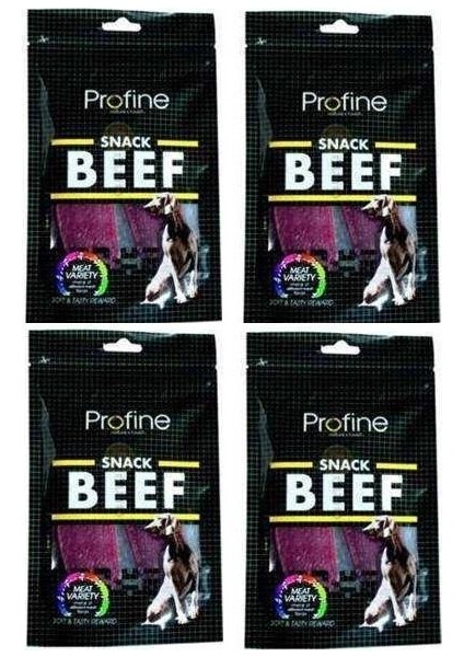Snack Beef 4 Adet Biftekli Sığır Etli Köpek Ödülü 80 gr