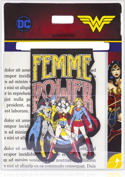 Bookmark   Femme Power Mıknatıslı Kitap Ayracı