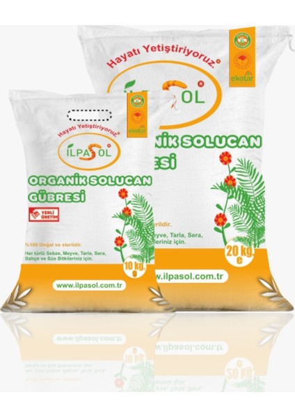 Organik Solucan Gübresi 10 kg ve 20 kg Ekonomik Paket