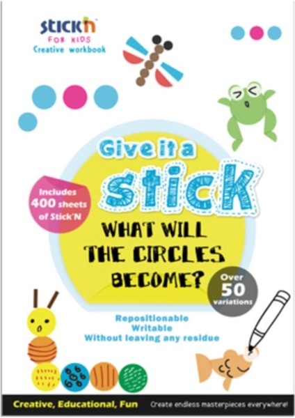 Gıpta Stick'n Yaratıcı Çalışma Kitabı Daire - 400 Adet Stıck Not