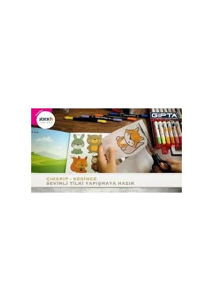 Sevimli Hayvanlar Çalışma Kitabı 20x15Cm 30 Sayfa modelleri