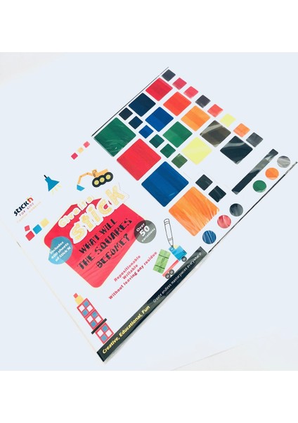 Gıpta Stick'n Yaratıcı Çalışma Kitabı Kareler - 400 Adet Stıck Not