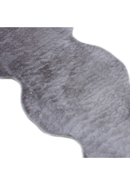 Yumuşak Yıkanabilir Gri Ikili Kuzu Post Halı modelleri