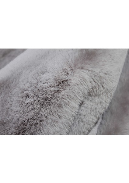 Yumuşak Yıkanabilir Gri Ikili Kuzu Post Halı fırsatları