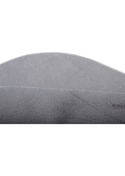 Yumuşak Yıkanabilir Kalp Şekilli Gri Post Halı modelleri