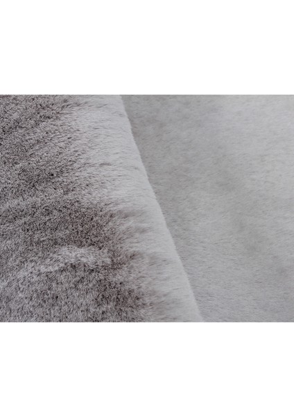 Yumuşak Yıkanabilir Kelebek Şekilli Gri Post Halı modelleri