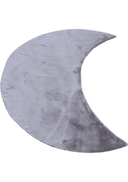 Yumuşak Yıkanabilir Ay Şekilli Gri Post Halı fiyatları