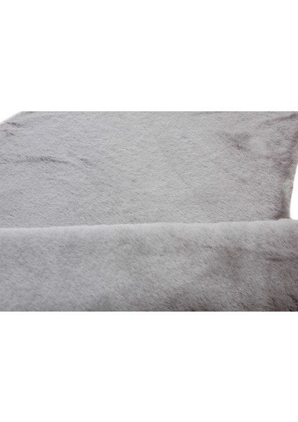 Yumuşak Yıkanabilir Ay Şekilli Gri Post Halı modelleri