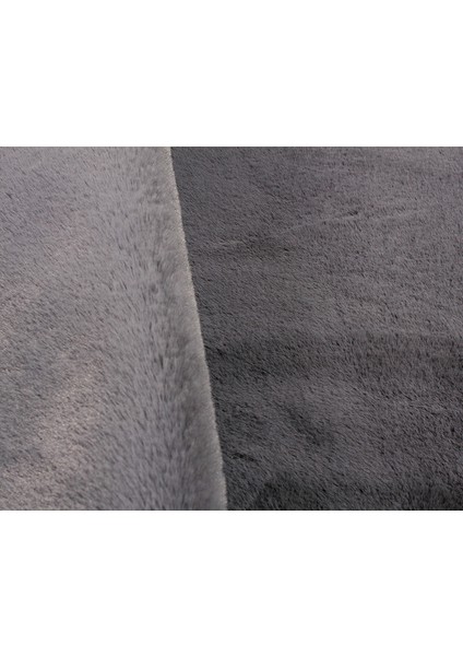 Yumuşak Yıkanabilir Miki Şekilli Koyu Gri Post Halı modelleri