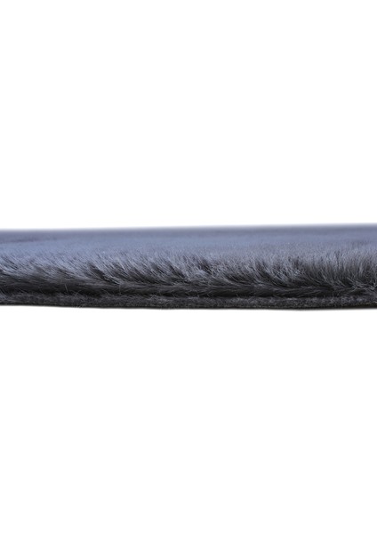 Yumuşak Yıkanabilir Miki Şekilli Koyu Gri Post Halı indirimleri