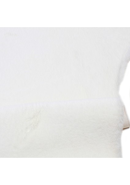 Yumuşak Yıkanabilir Ay Şekilli Beyaz Post Halı modelleri