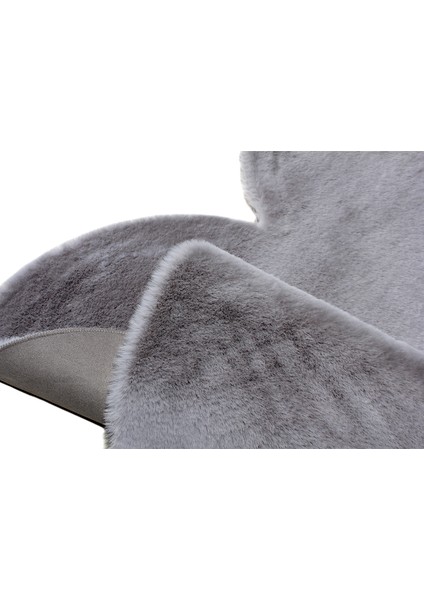 Yumuşak Yıkanabilir Bulut Şekilli Gri Post Halı modelleri