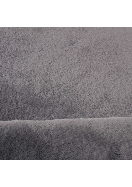 Yumuşak Yıkanabilir Kalp Şekilli Koyu Gri Post Halı fiyatları