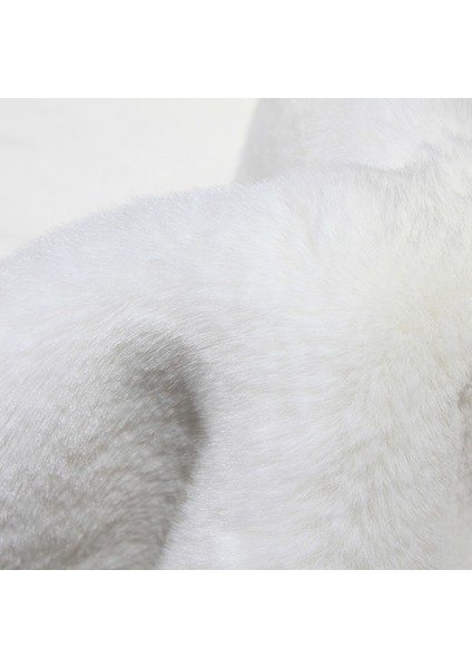 Yumuşak Yıkanabilir Kalp Şekilli Beyaz Post Halı modelleri