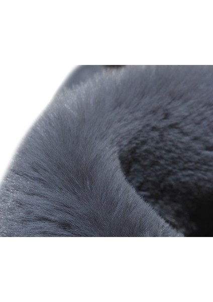 Yumuşak Yıkanabilir Bulut Şekilli Koyu Gri Post Halı modelleri