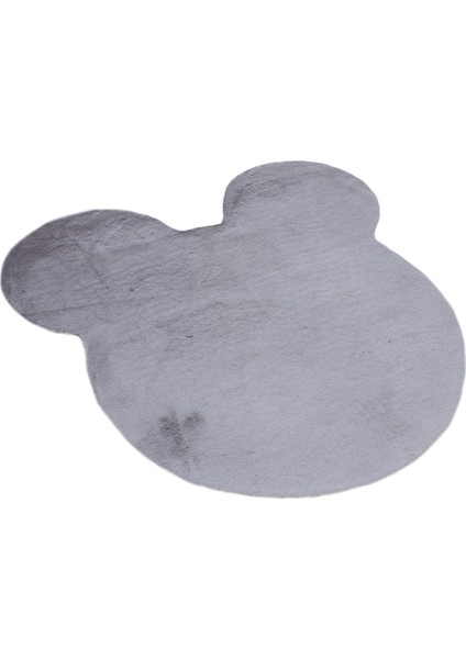 Yumuşak Yıkanabilir Miki Şekilli Gri Post Halı fiyatları