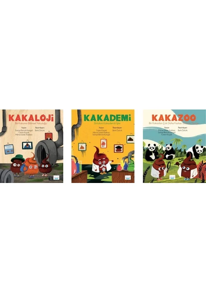 Kakaloji - Kakademi - Kakazoo 3'lü Set