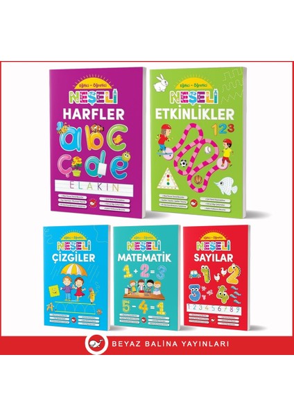 Okul Öncesi Eğtici Öğretici Neşeli Etkinlikler Seti