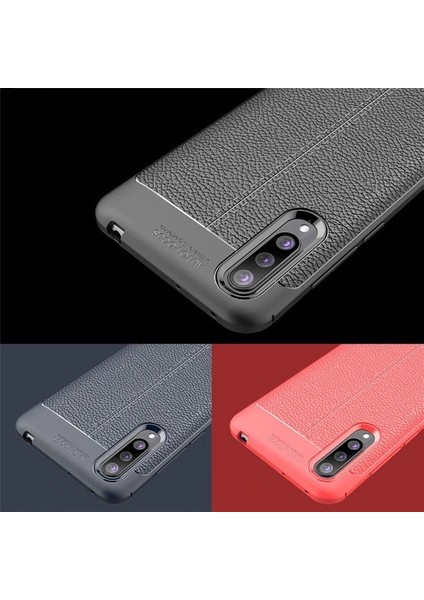 Xiaomi Mi A2 / 6x Kılıf Ultra Korumalı Deri Desenli Lüx Niss Silikon Kılıf + Cam Ekran Koruyucu Lacivert fiyatları