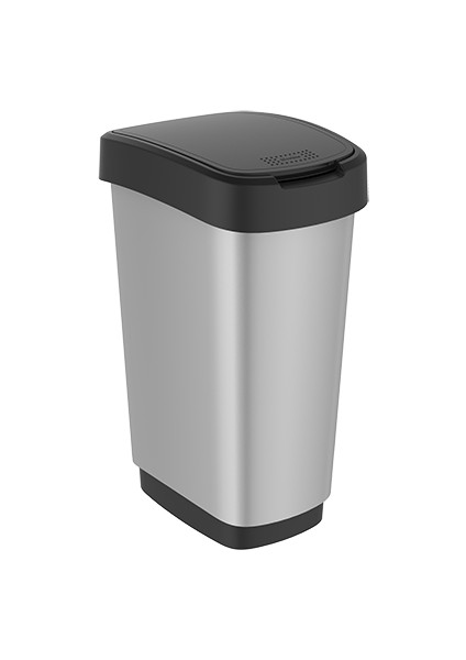Swing Çöp Kutusu 50 lt. Metalik Gri fiyatları