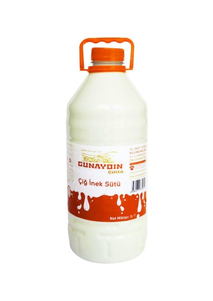Günaydın Günlük Çiğ Süt 3 lt