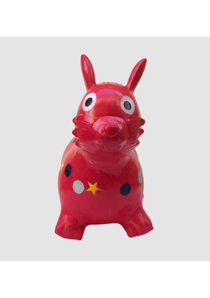 Şişme Zıp Zıp & Jimlastik Hayvanı Tavşan + Şişirme Pompası modelleri