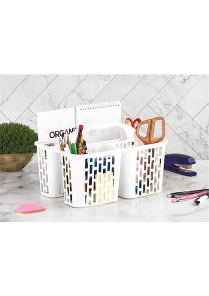 Taşıma Saplı Düzenleyici Organizer Beyaz modelleri
