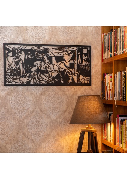 Guernica Picasso Metal Duvar Tablosu - Modern Ev Dekorasyonları - Salon Tabloları - APT104