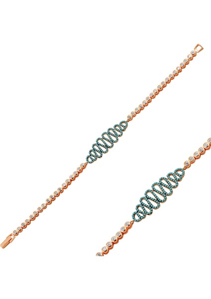 Dalga Suyolu Kilit Kapamalı Bileklik