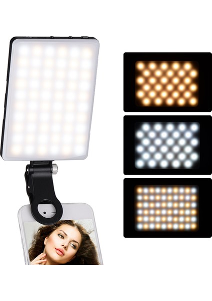 4W Şarj Edilebilir LED Selfie Işığı (Yurt Dışından)