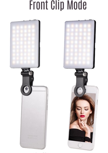 4W Şarj Edilebilir LED Selfie Işığı (Yurt Dışından)