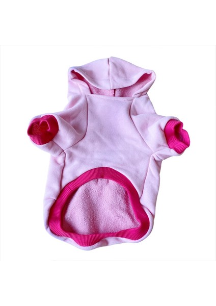 Pembe Kelebek Kapşonlu Sweat By Kemique Köpek Kazağı fırsatları