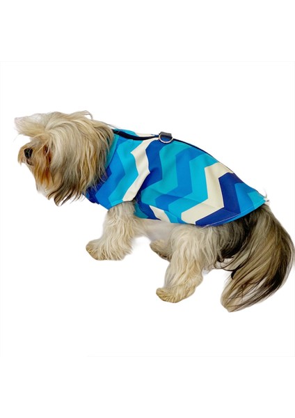 Blue Waves Su Itici Yağmurluk Köpek Yağmurluğu
