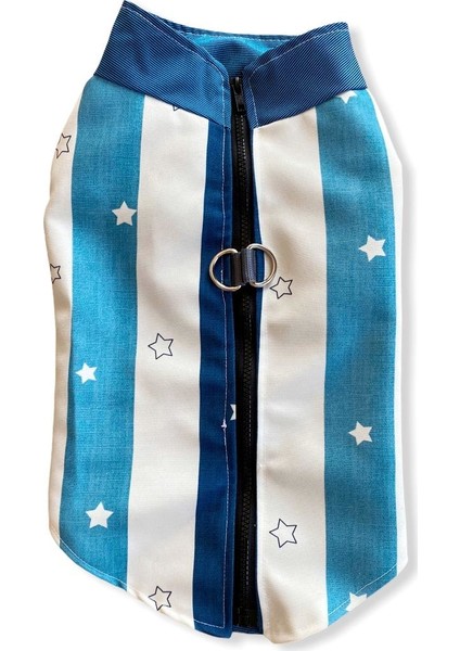Blue Stars Su Itici Yağmurluk Köpek Yağmurluğu