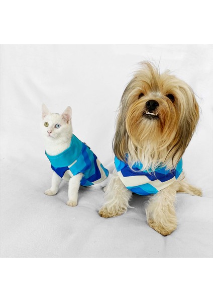 Blue Waves Su Itici Yağmurluk Kedi Yağmurluğu indirimleri