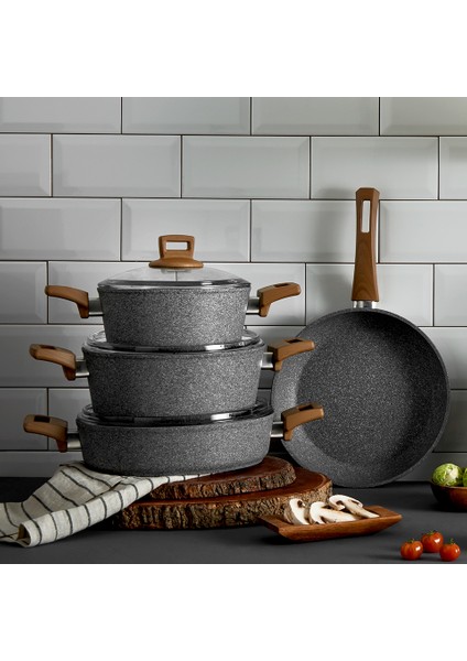 Silver Stone Granit 24 cm Tencere