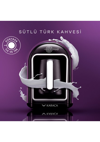 Hatır Mod Sütlü Türk Kahve Makinesi Mor