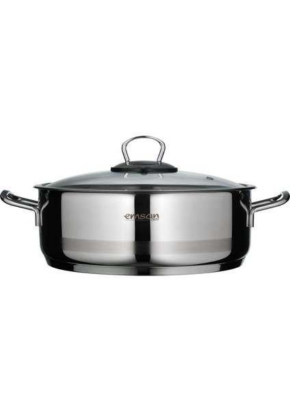 Demre 30 cm Çelik Karnıyarık Tencere