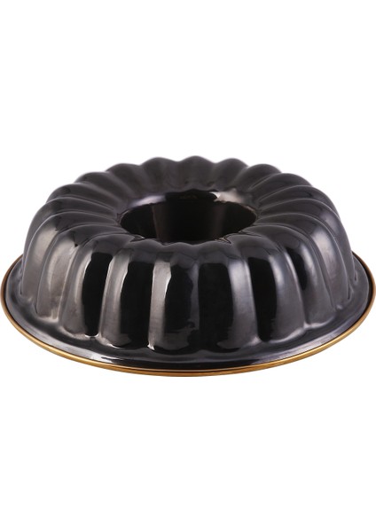 Troy Emaye Kek Kalıbı 24 cm Siyah