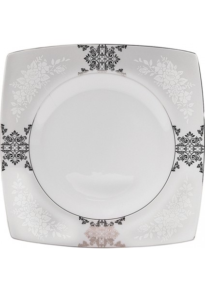 Fine Pearl Barok 26 Parça 6 Kişilik Kare İnci Kahvaltı/Servis Takımı