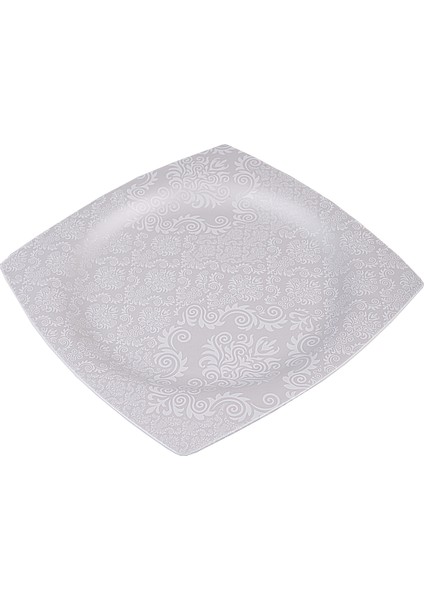 Fine Bone Ruffle 60 Parça 12 Kişilik Kare Yemek Takımı