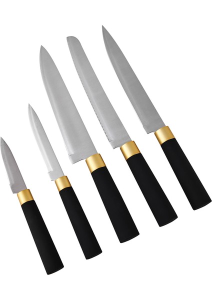 Woodland Black 6 Parça Bıçak Seti fırsatları