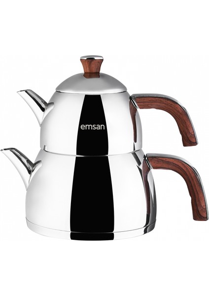 Yudum Midi İndüksiyon Tabanlı Wood Çaydanlık Takımı fiyatları