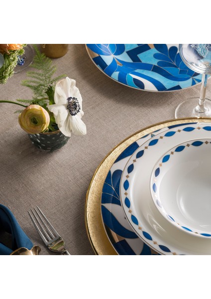 Fine Pearl Azur 62 Parça 12 Kişilik İnci Yemek Takımı