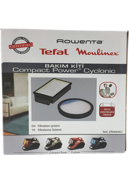 Ro 3719 Compact Power Cyclonic Hepa Filtre Seti