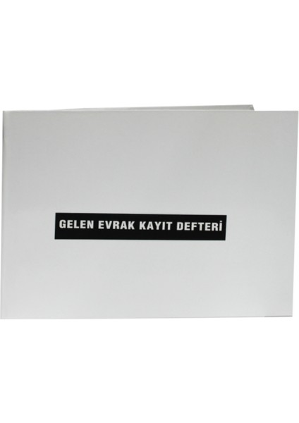 Gelen Evrak Kayıt Defteri