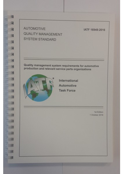 IATF-16949 Automotıve Qualıty Management System Standard