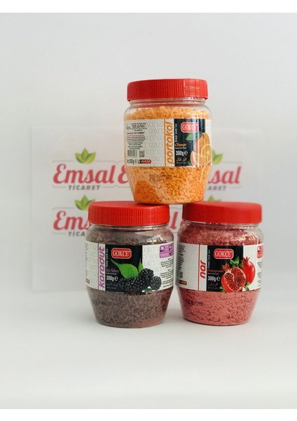 Karadut+Nar+Portakal 300 Gr.*3 Adet
