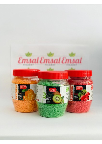 Portakal+Kivi+Kuşburnu 300 Gr.*3 Adet